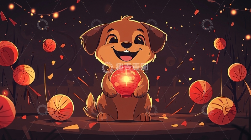 高清大图下载【趣麦麦图】可爱小狗