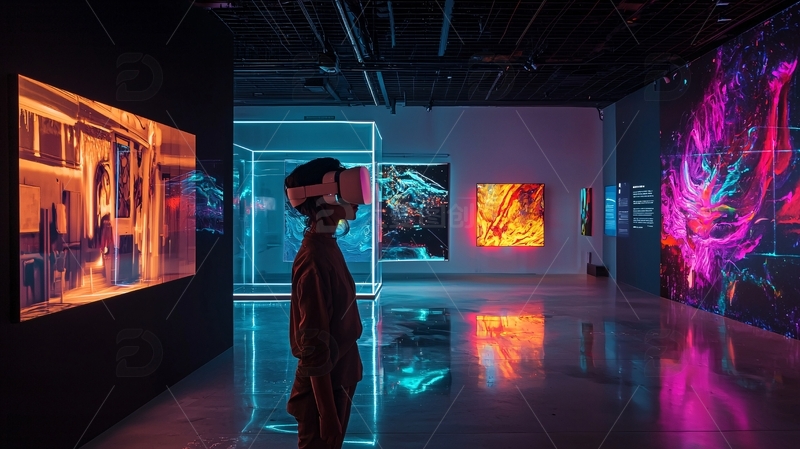 沉浸式虚拟现实艺术展