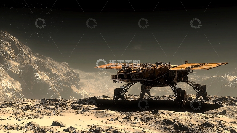 高清大图下载【趣麦麦图】火星探测器