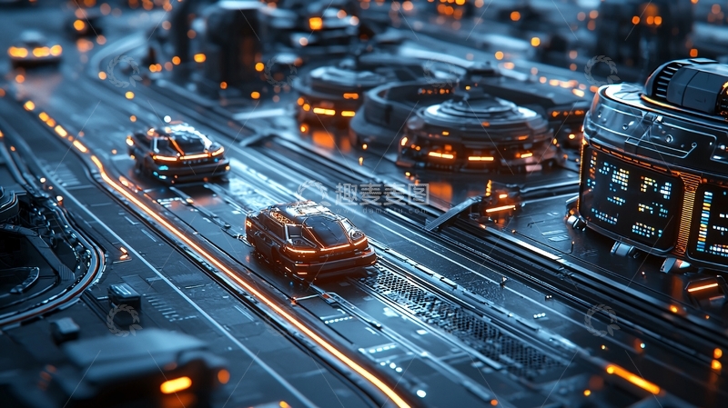 高清大图下载【趣麦麦图】未来城市交通