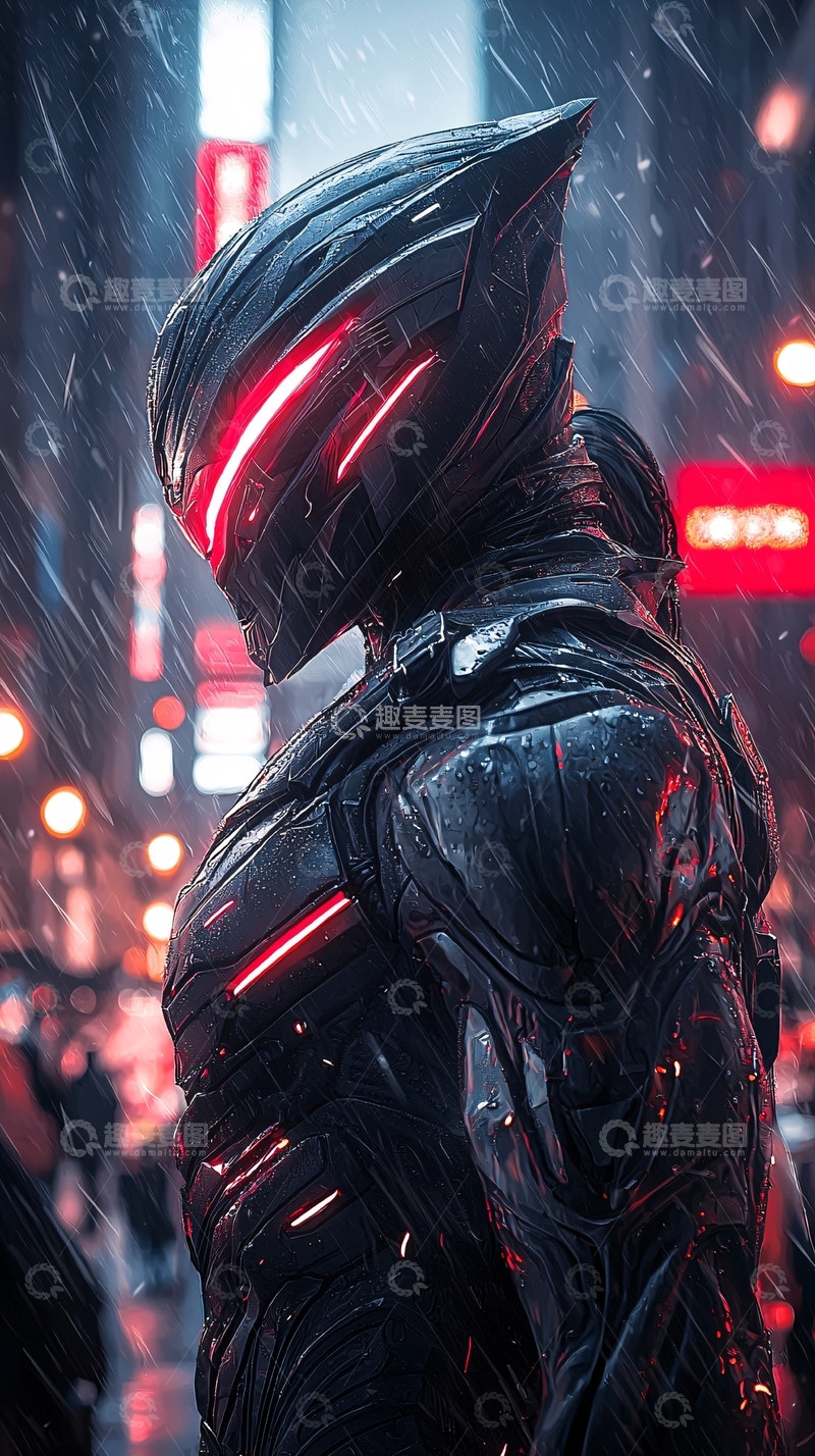 高清大图下载【趣麦麦图】未来战士