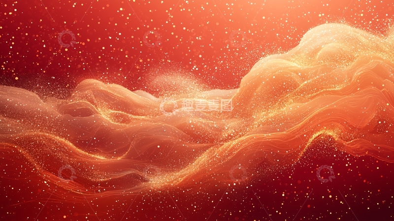 高清大图下载【趣麦麦图】红色火焰流体