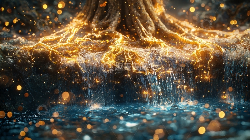 高清大图下载【趣麦麦图】光辉树根