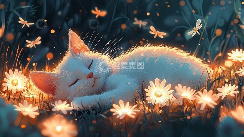 高清大图下载【趣麦麦图】梦幻小猫