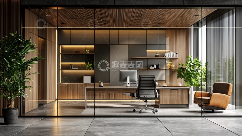 高清大图下载【趣麦麦图】现代简约风格办公室