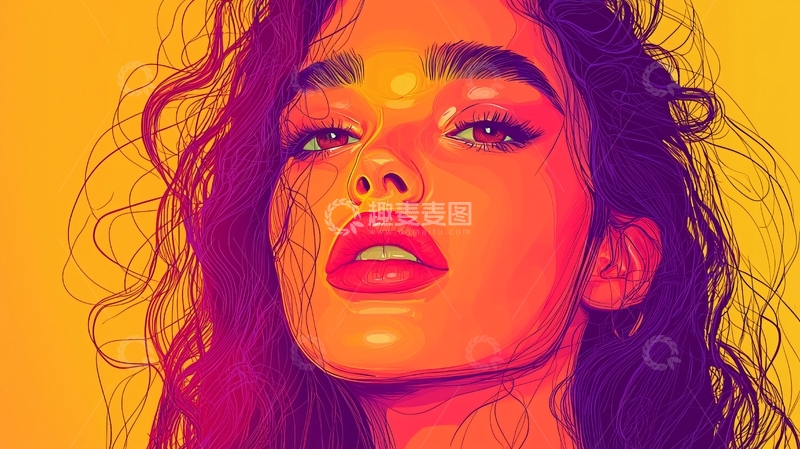 高清大图下载【趣麦麦图】高清时尚女性肖像
