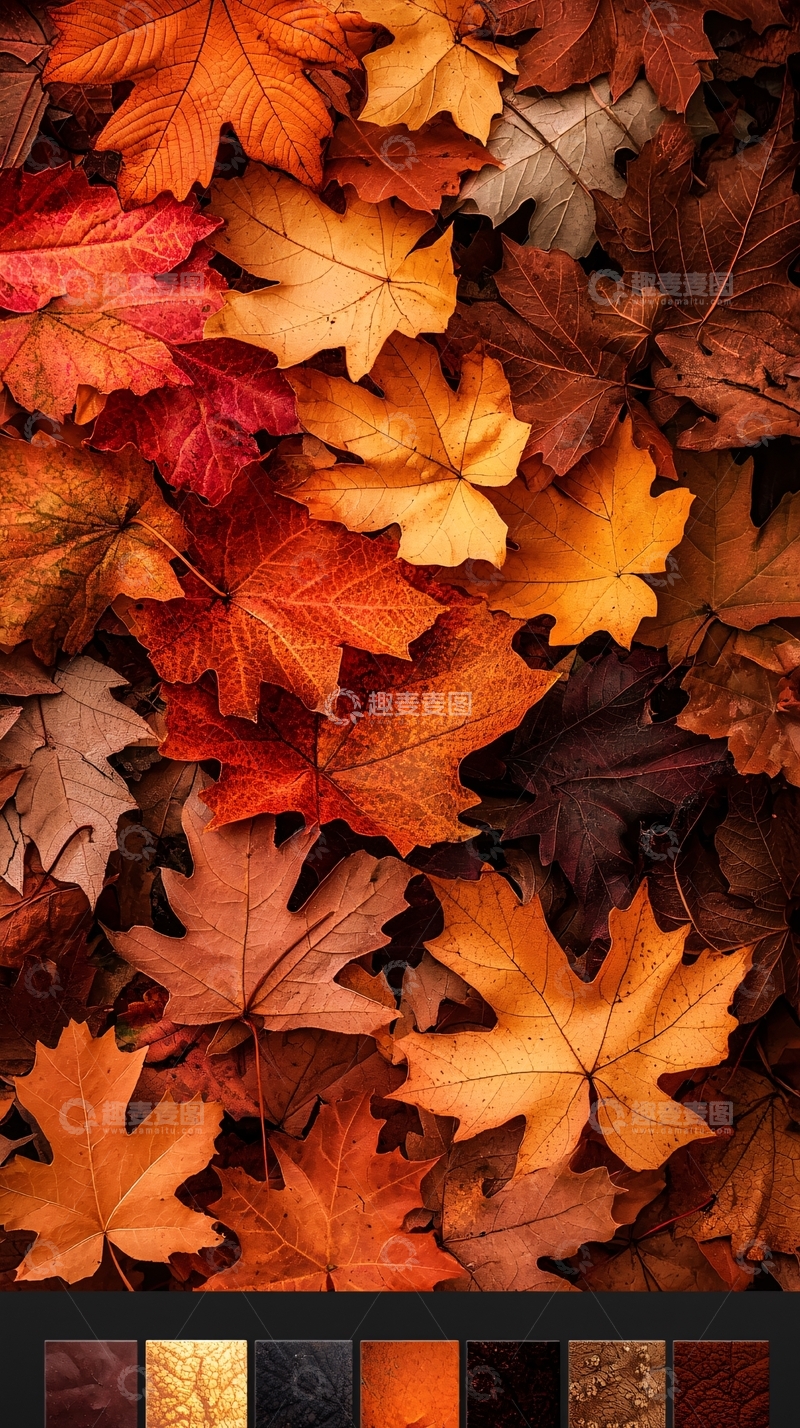 高清大图下载【趣麦麦图】秋叶