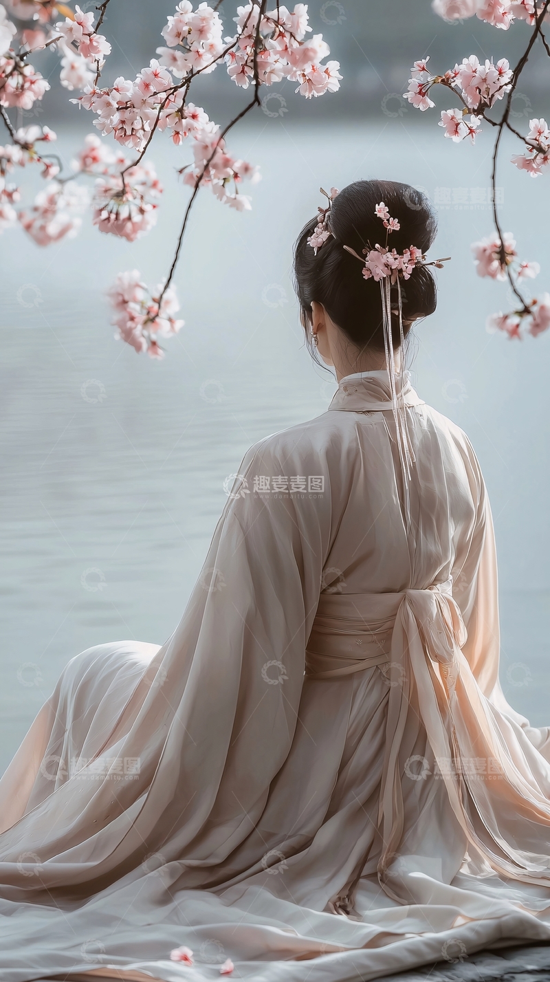 高清大图下载【趣麦麦图】古风美女