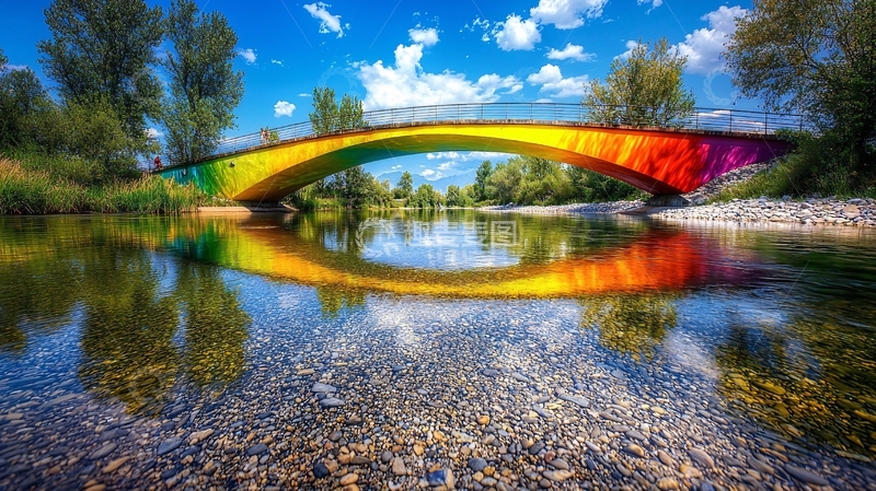 高清大图下载【趣麦麦图】彩虹桥