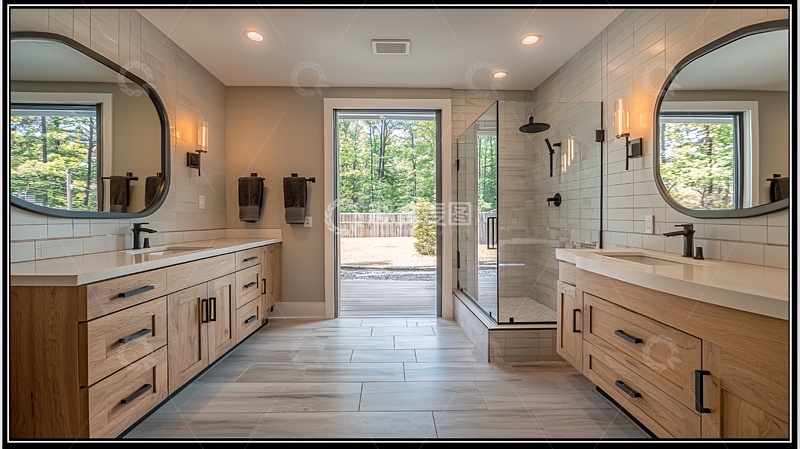 高清大图下载【趣麦麦图】现代简约浴室设计