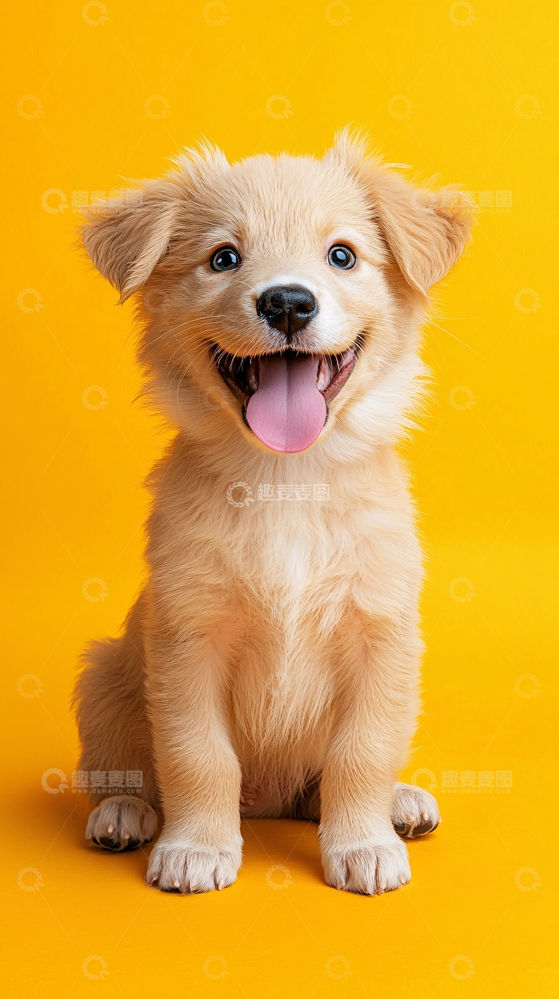 高清大图下载【趣麦麦图】可爱小狗