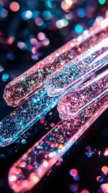 闪耀亮片水晶棒