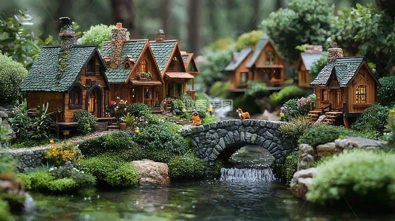 高清大图下载【趣麦麦图】微型景观