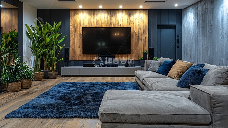高清大图下载【趣麦麦图】现代简约客厅