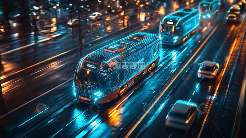 高清大图下载【趣麦麦图】未来城市交通