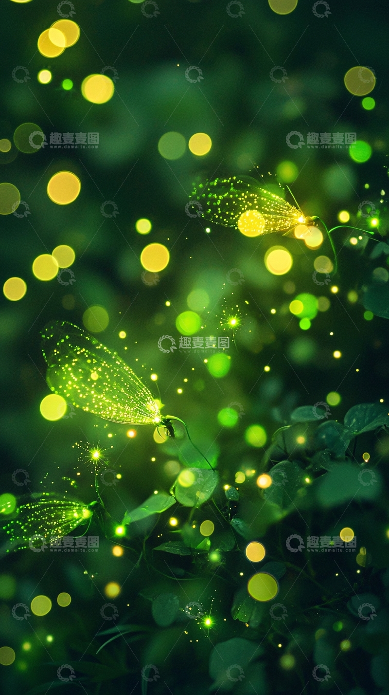 高清大图下载【趣麦麦图】萤火虫