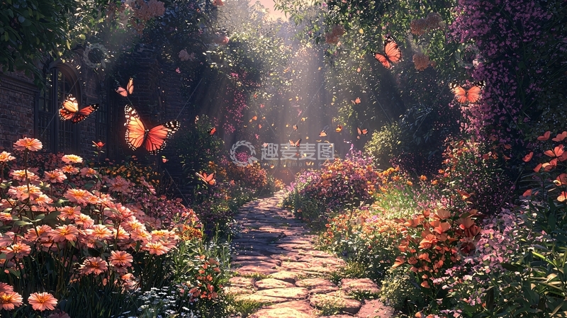 高清大图下载【趣麦麦图】梦幻森林小径