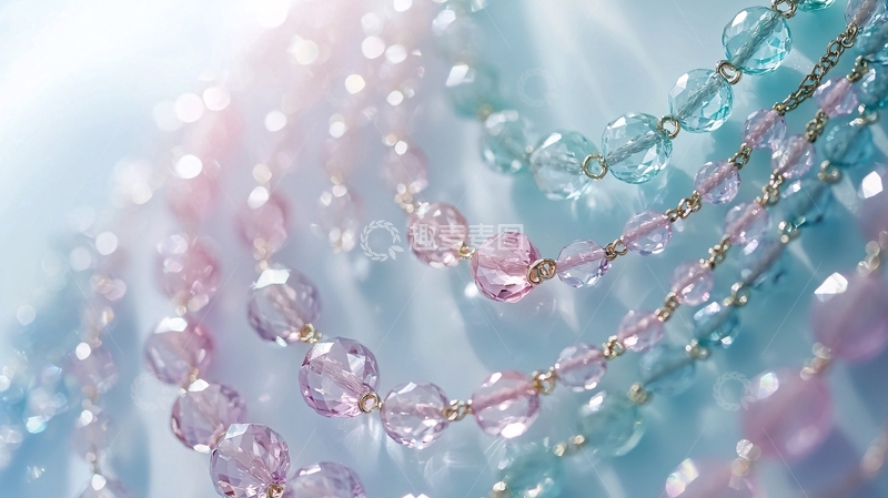 高清大图下载【趣麦麦图】梦幻唯美水晶项链