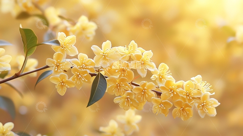 高清大图下载【趣麦麦图】阳光下盛开的黄色小花
