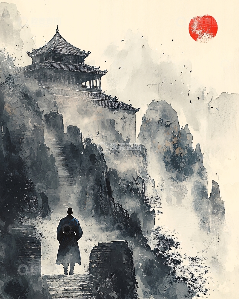 高清大图下载【趣麦麦图】水墨画