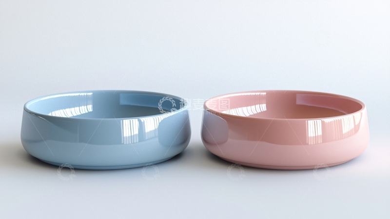 高清大图下载【趣麦麦图】简约风格浅色系陶瓷碗