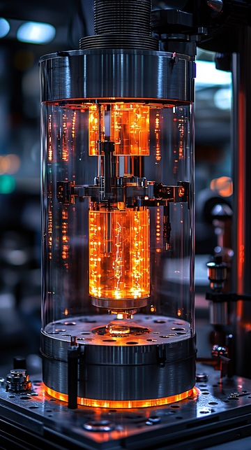 透明圆柱体中的发光装置