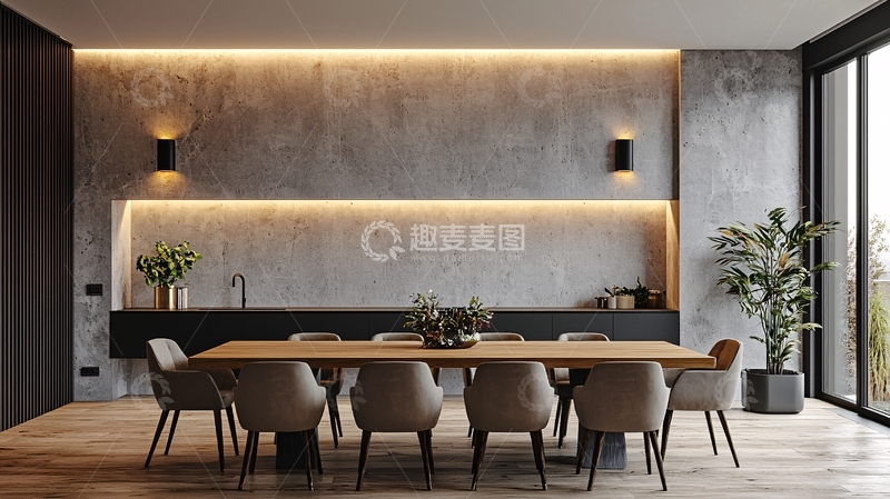 高清大图下载【趣麦麦图】现代简约餐厅