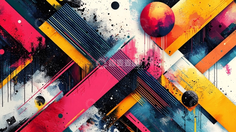 高清大图下载【趣麦麦图】抽象几何