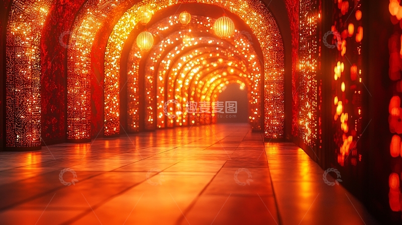 高清大图下载【趣麦麦图】光影隧道
