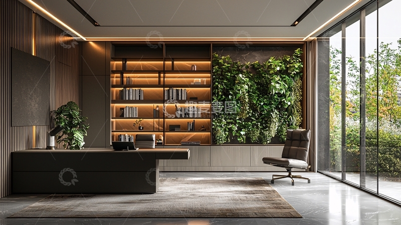 高清大图下载【趣麦麦图】现代简约风办公室设计