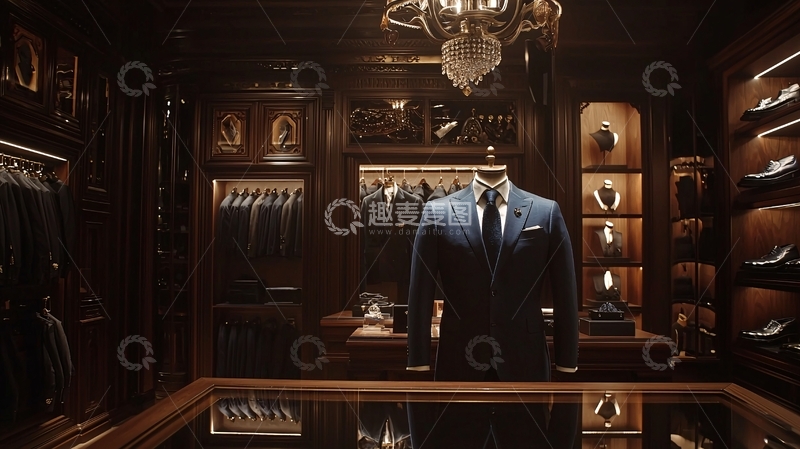 高清大图下载【趣麦麦图】奢华男士衣帽间