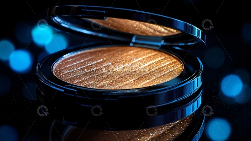 高清大图下载【趣麦麦图】金色粉饼特写