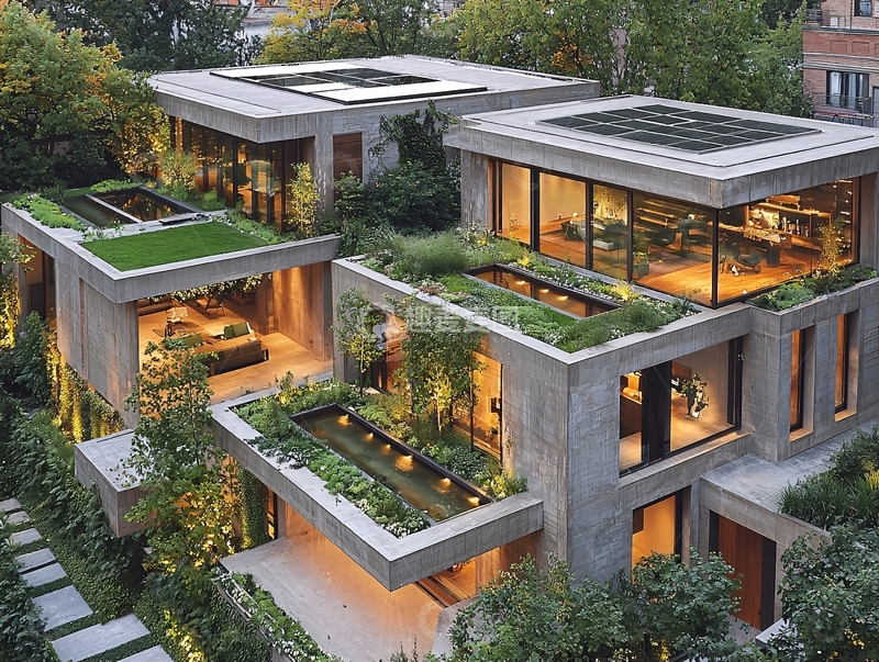 高清大图下载【趣麦麦图】现代风格别墅