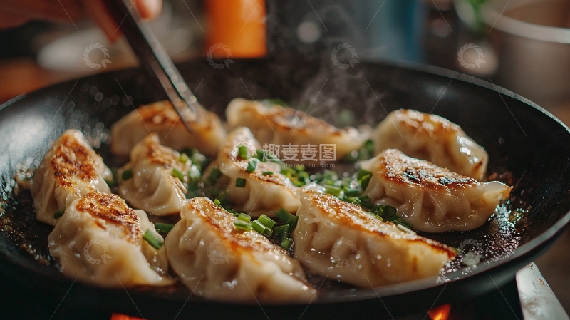 高清大图下载【趣麦麦图】煎饺