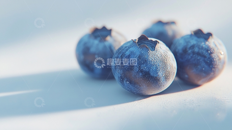 高清大图下载【趣麦麦图】蓝莓特写