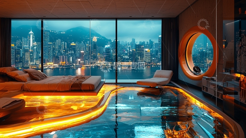 高清大图下载【趣麦麦图】豪华卧室