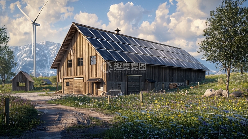 高清大图下载【趣麦麦图】绿色环保农场