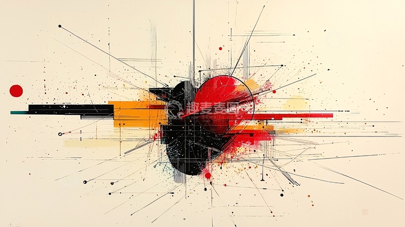 高清大图下载【趣麦麦图】抽象几何艺术