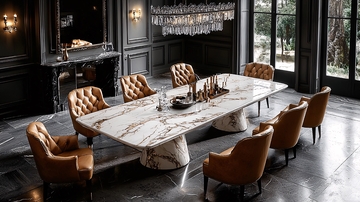奢华大理石餐桌