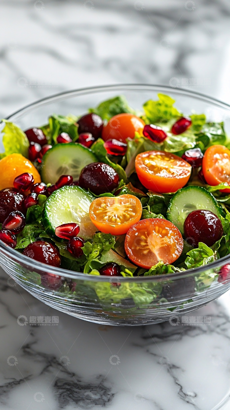 高清大图下载【趣麦麦图】蔬菜水果混合沙拉