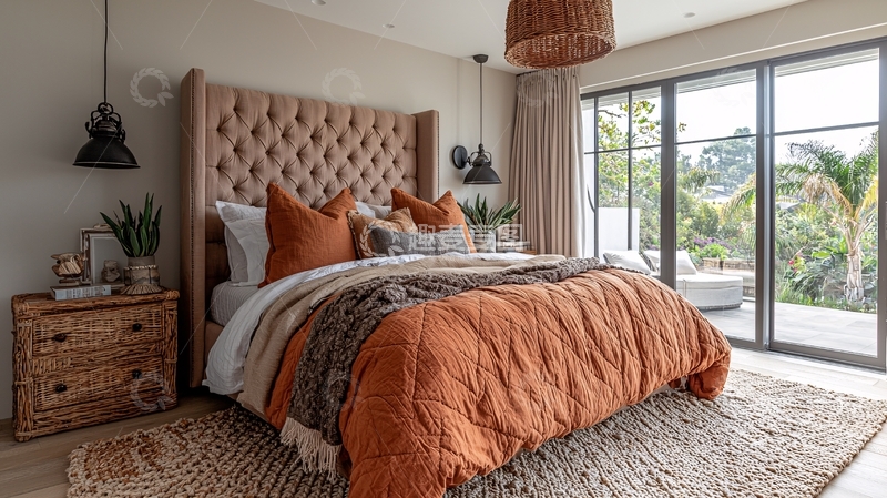 高清大图下载【趣麦麦图】温馨舒适的卧室