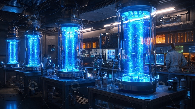 高清大图下载【趣麦麦图】科幻实验室场景