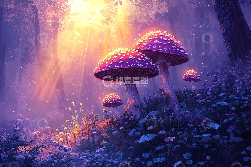 高清大图下载【趣麦麦图】梦幻森林