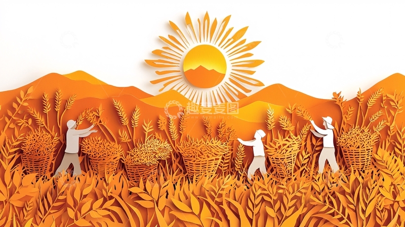 高清大图下载【趣麦麦图】纸艺剪影