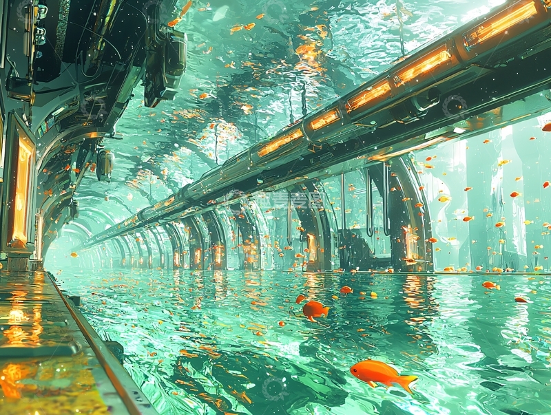 高清大图下载【趣麦麦图】海底隧道