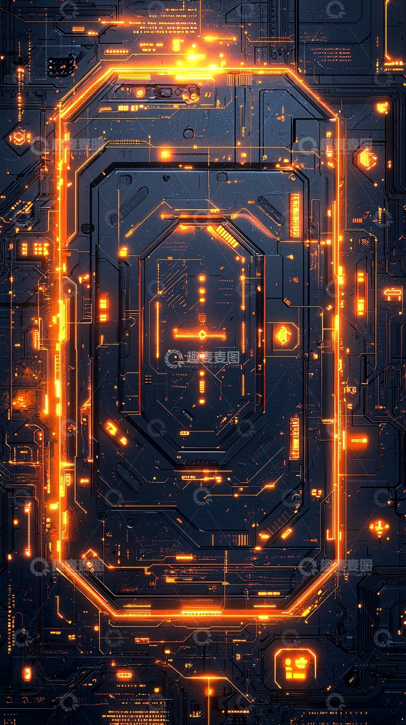 高清大图下载【趣麦麦图】科技感电路板