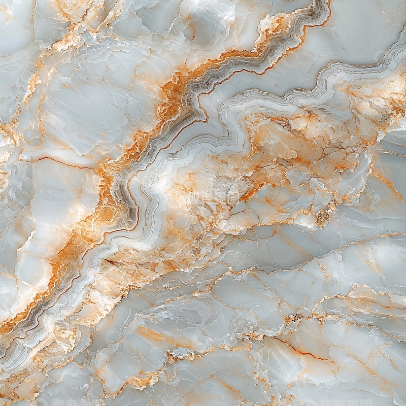 高清大图下载【趣麦麦图】蓝灰色带金色纹理的石材