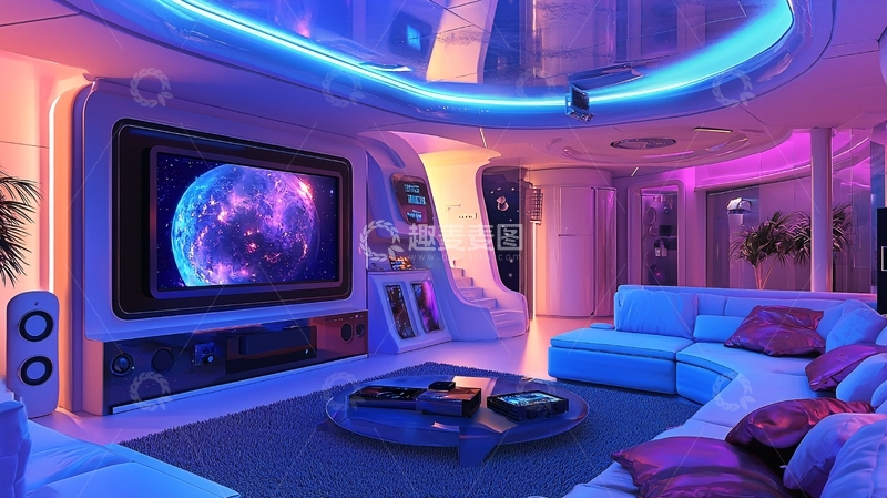 高清大图下载【趣麦麦图】未来感家居