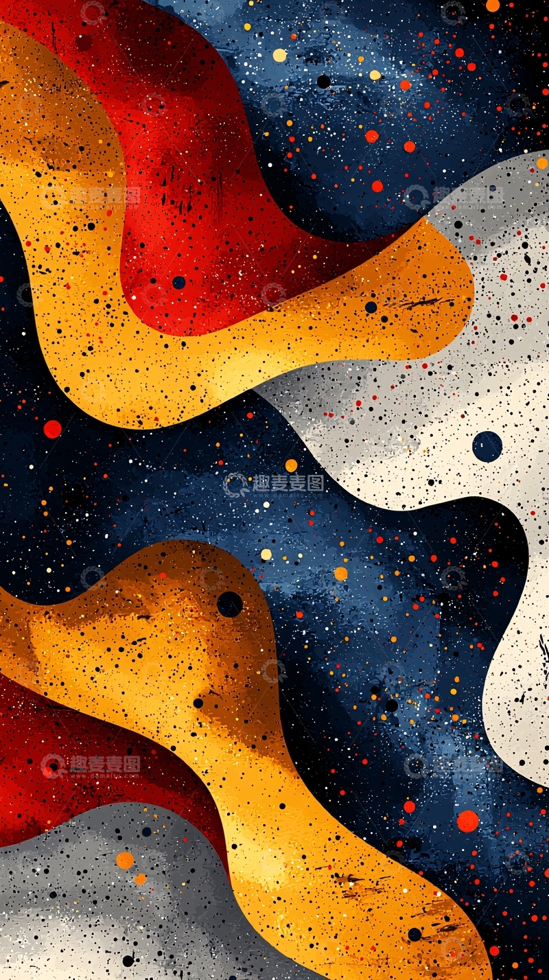 高清大图下载【趣麦麦图】抽象波浪