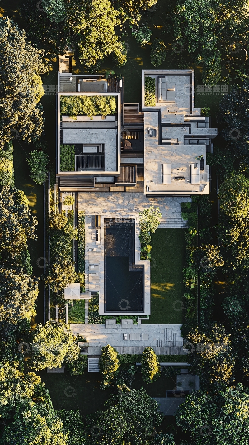 高清大图下载【趣麦麦图】鸟瞰图